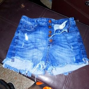 Refuge high waisted jean shorts